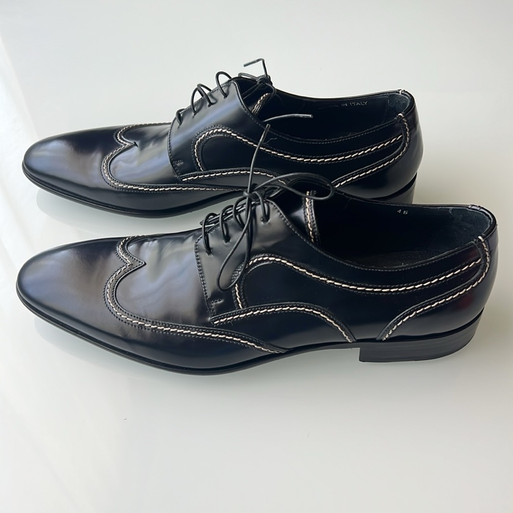 Dolce and Gabbana D&G Tuxedo Patent Leather Shoes - Mens 45 - Picture 4 of 14